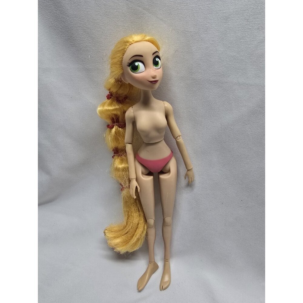 Tangled: The Series Rapunzel Nude Fashion Doll w/ Hair Beads Disney Store READ